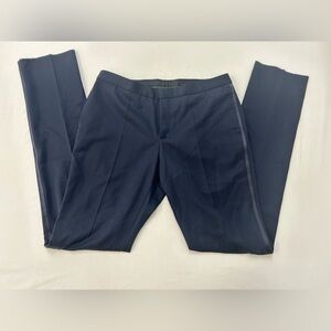 Burberry Virgin Wool Dress Pants Mens US 40 NAVY